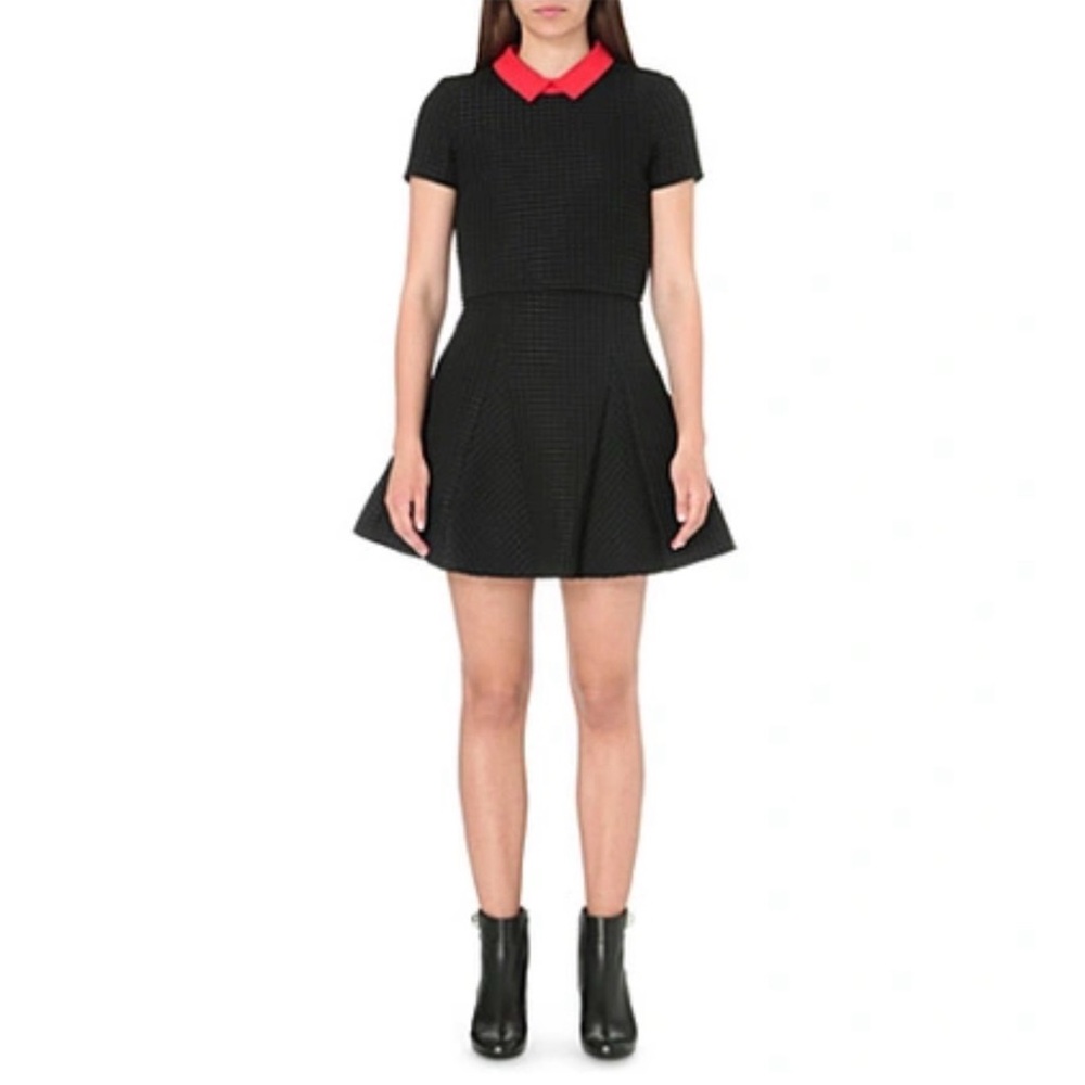 NWT! MAJE Rudy Robe Overlay Dress In Black